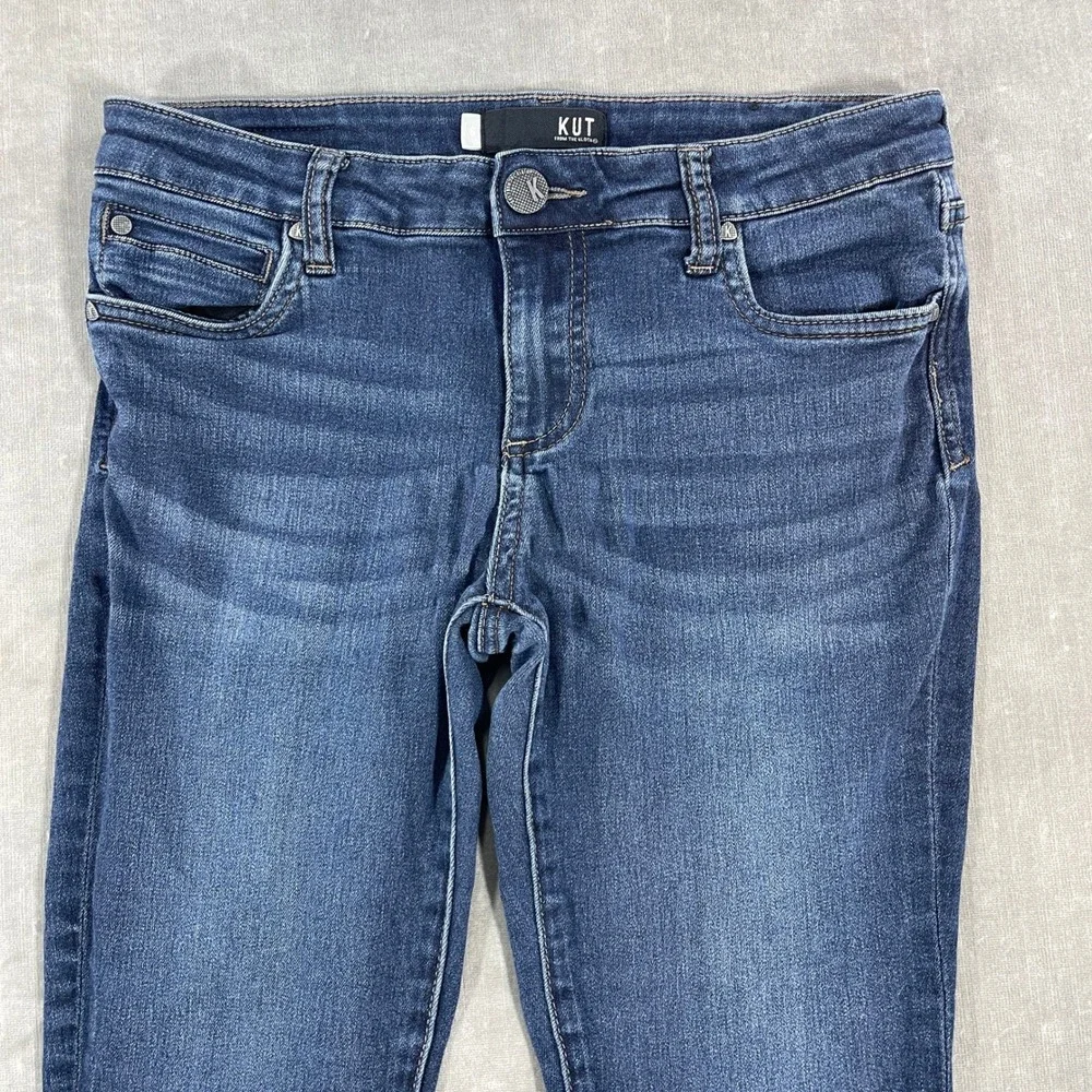 Kut From The‎ Kloth Donna Womens 6 Skinny Jeans Dark Wash Denim Comfort Stretch
